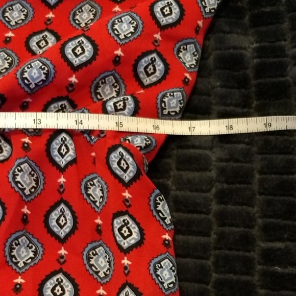 Tristan red geometric print maxi dress NWOT - Picture 13 of 13